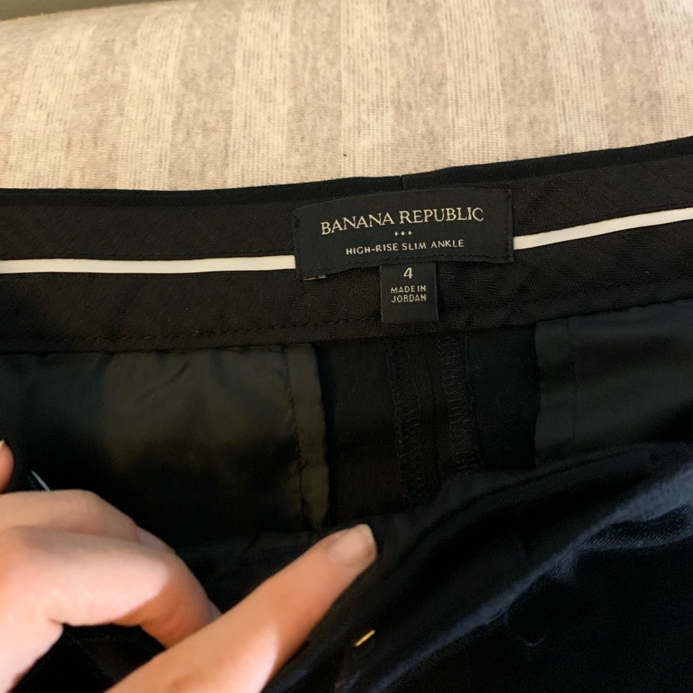 Banana Republic High Rise Slim ankle pant size 4